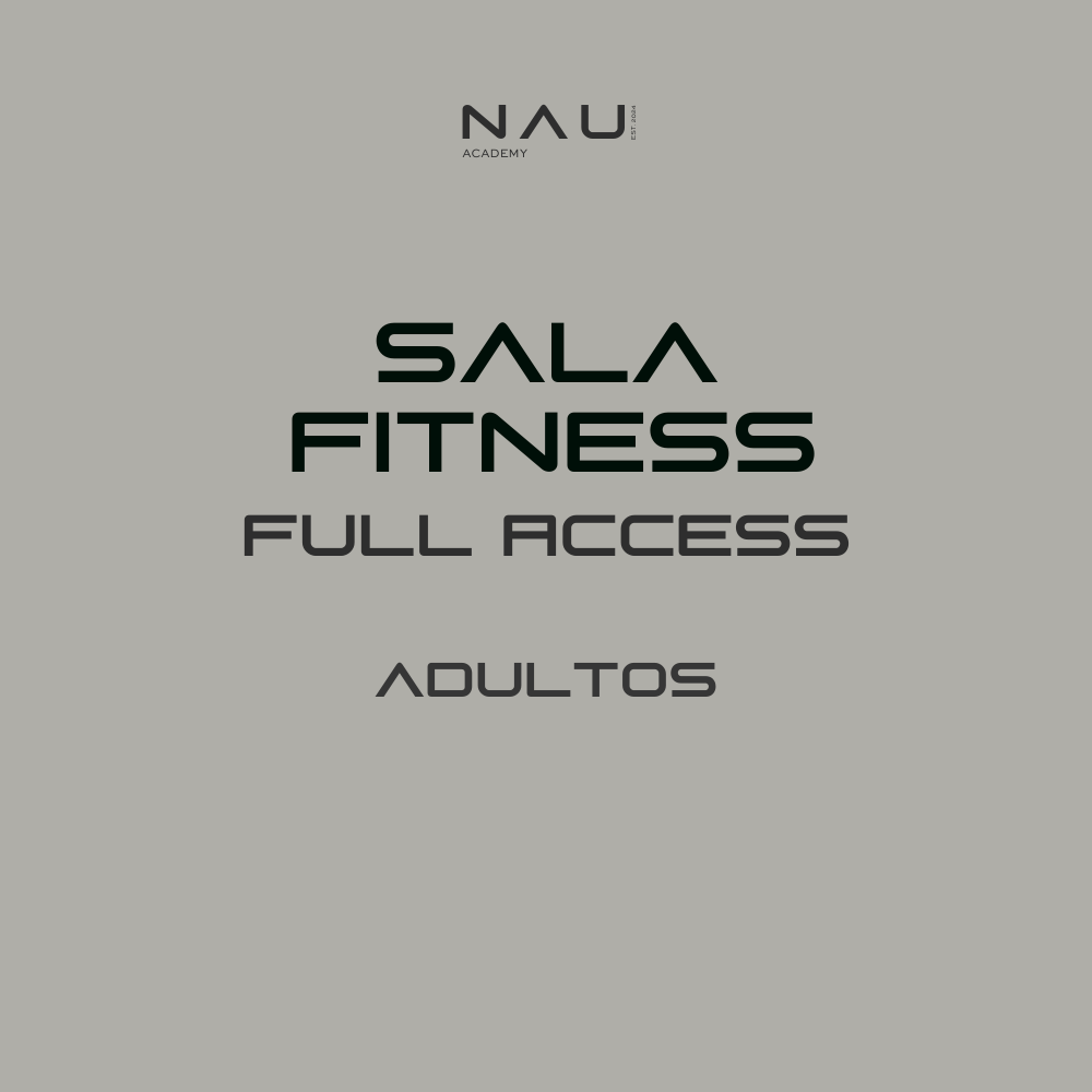 TARIFA MENSUAL SALA FITNESS (adultos)