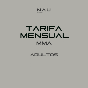 TARIFA MENSUAL MMA: (adultos)